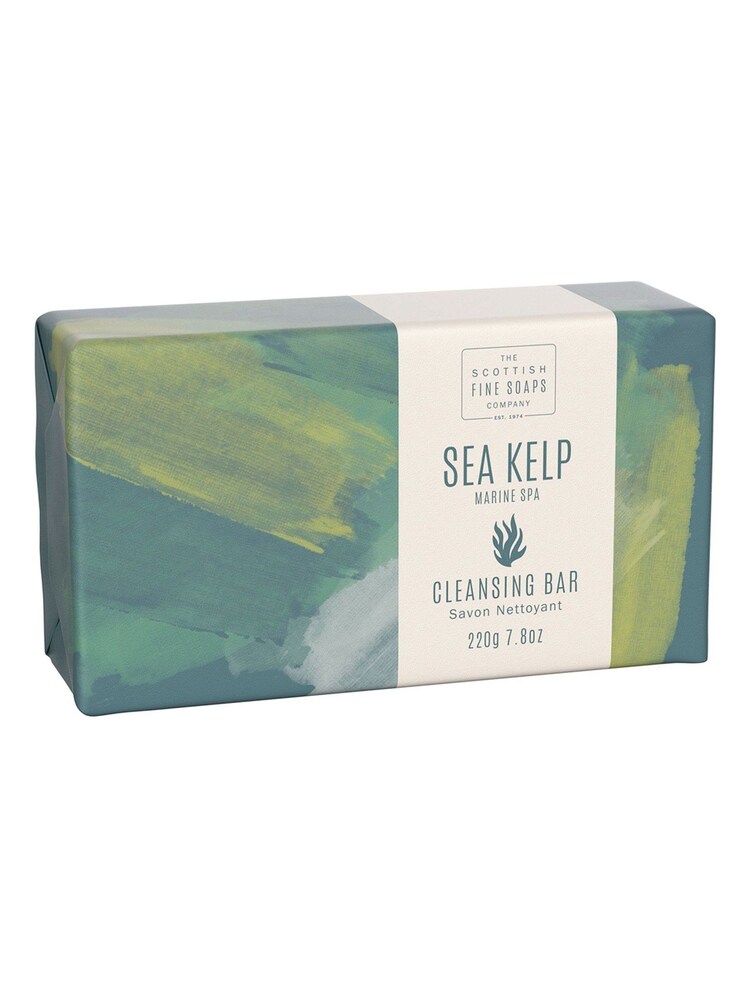Scottish Fine Soaps Marine Spa Sea Kelp Cleansing Bar 220g - Image 1 of 1