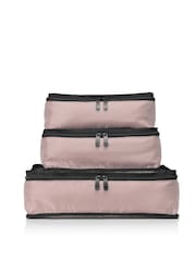 Tripp Pink Packing Cubes with Storage Bag Set Of 3 - Image 3 of 3