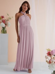 Lipsy Lavender Bridesmaid Bella Multiway Bandeau Bridesmaid Dress - Image 1 of 4