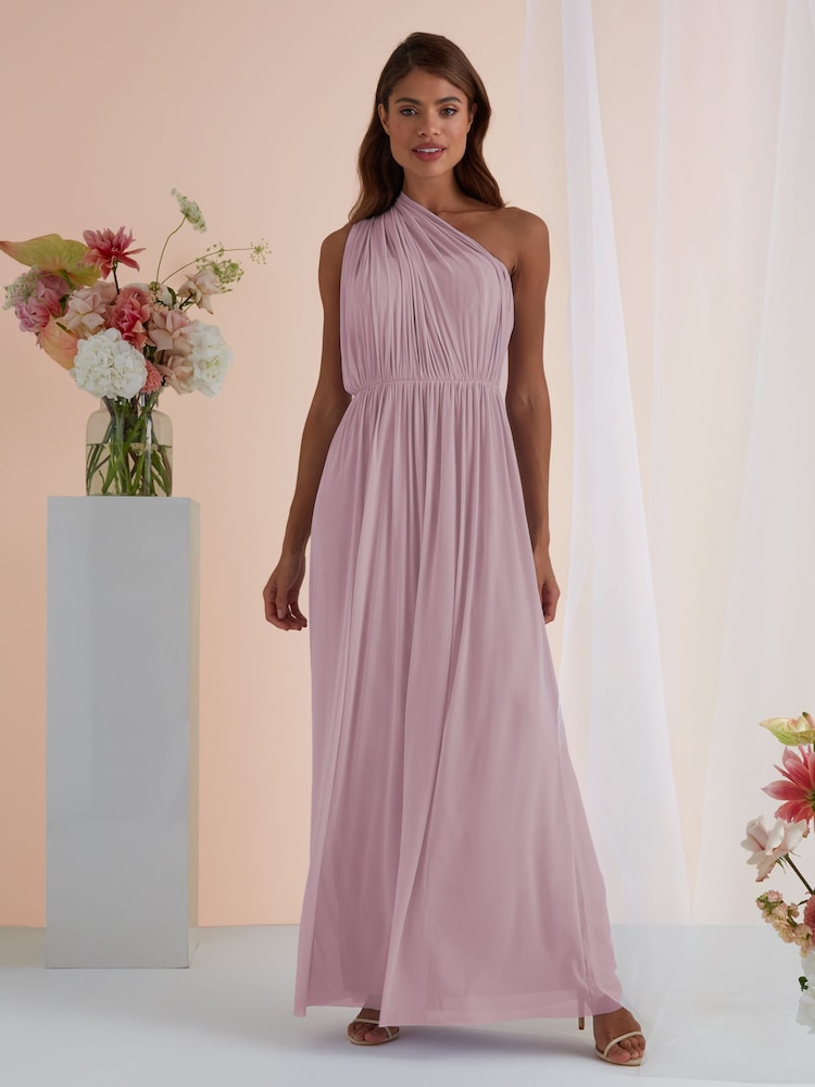 Lipsy Lavender Bridesmaid Bella Multiway Bandeau Bridesmaid Dress - Image 2 of 4