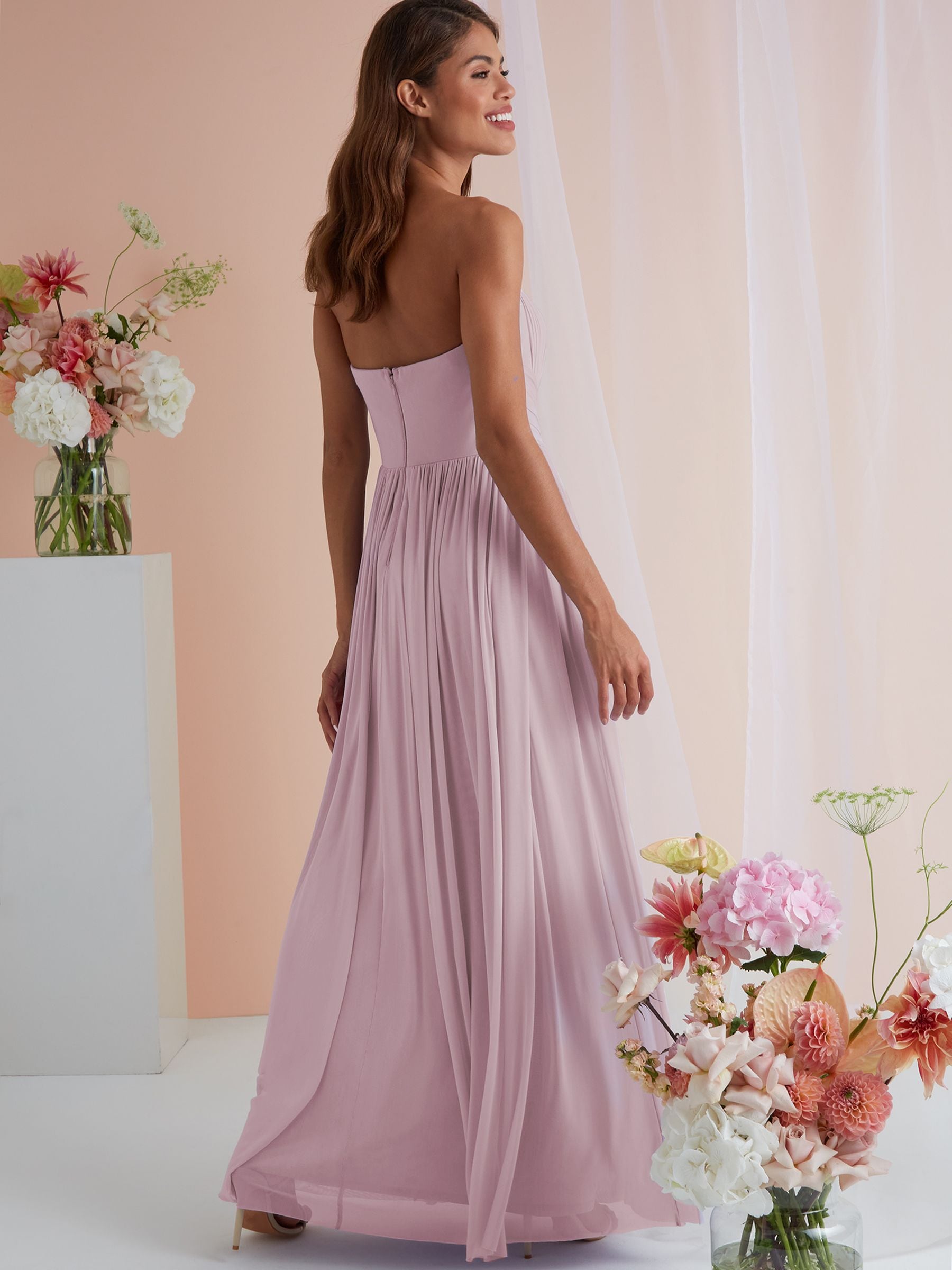 lipsy bella bandeau maxi dress Buy Lipsy Lavender Bridesmaid Bella Multiway Bandeau Bridesmaid Dress from  the Next UK online shop