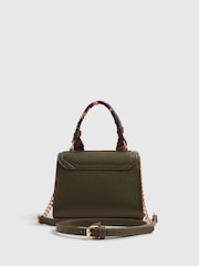 River Island Green Fringe Scarf Tote Cross-Body Bag - Image 4 of 6