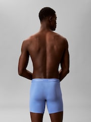 Calvin Klein Light Blue Boxer Briefs - Icon Cotton Stretch 7 Pack - Image 4 of 5