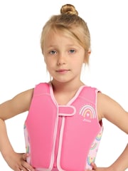 Zoggs Pink Swim Jacket Buoyancy Vest - Image 3 of 5