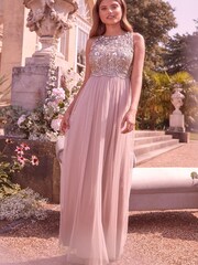Robe longue Lipsy Natalie à ornements - Image 1 de 1
