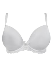 Pour Moi White Padded Flora Plunge Push Up T Shirt Bra - Image 4 of 5