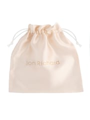 Jon Richard Silver Plated Silver Plated Clear Crystal Poppy Pearl And Crystal Bead Headband - Gift Pouch - Image 2 of 3
