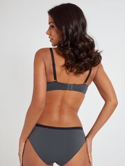 Grau - Pour Moi Romance Geformter Push-up-BH mit Dekolleté - Bild 3 von 5