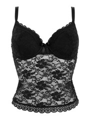 Pour Moi Black Rebel Camisole Top - Image 4 of 5