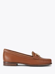 Carvela Comfort Brown Click Wide Fit Loafer Shoes - Image 1 of 4