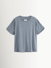 Free People Blue Nina T-Shirt - Image 1 of 6