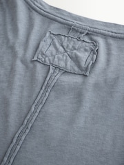 Free People Blue Nina T-Shirt - Image 12 of 12