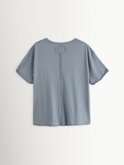 Free People Blue Nina T-Shirt - Image 2 of 6