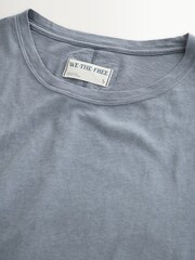 Free People Blue Nina T-Shirt - Image 3 of 6