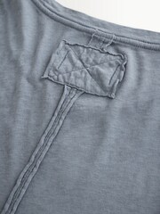 Free People Blue Nina T-Shirt - Image 6 of 6