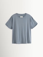 Free People Blue Nina T-Shirt - Image 7 of 12