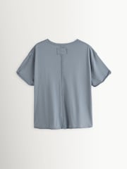 Free People Blue Nina T-Shirt - Image 8 of 12