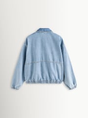 Free People Blue Birdie Denim Jacket - Image 9 of 12