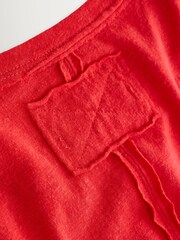 Free People Red Nova T-Shirt - Image 11 of 11