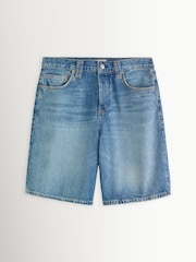 Azul - Pantalones cortos hasta la rodilla Montana de Free People - Imagen 7 de 7