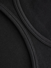 Қара - Free People Hayley Racerback Brami Tank Top - 10суретінің 10 суреті