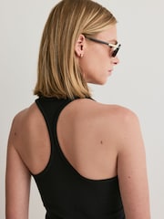 Қара - Free People Hayley Racerback Brami Tank Top - 10суретінің 6 суреті