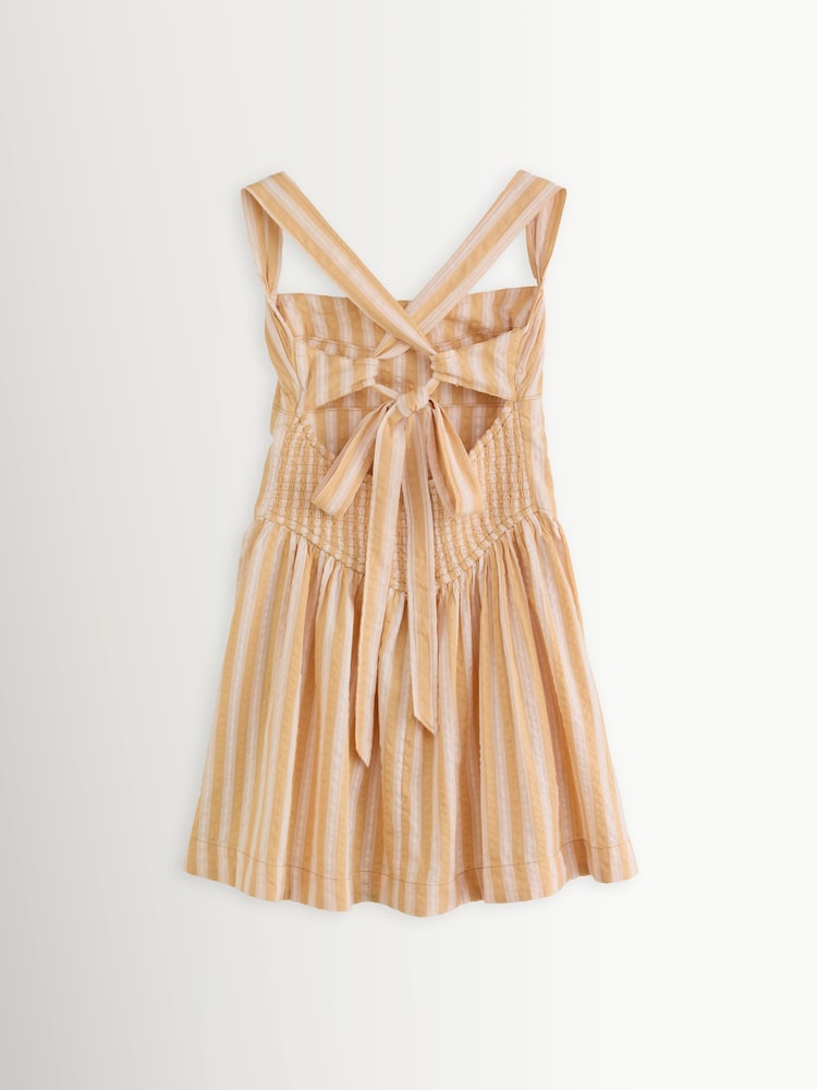 Free People Yellow Laurel Plaid Mini Dress - Image 2 of 4