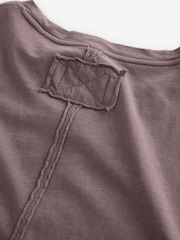 Free People Brown Nina T-Shirt - Image 11 of 11