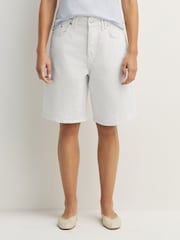 Blanco - Pantalones cortos hasta la rodilla Montana de Free People - Imagen 4 de 7