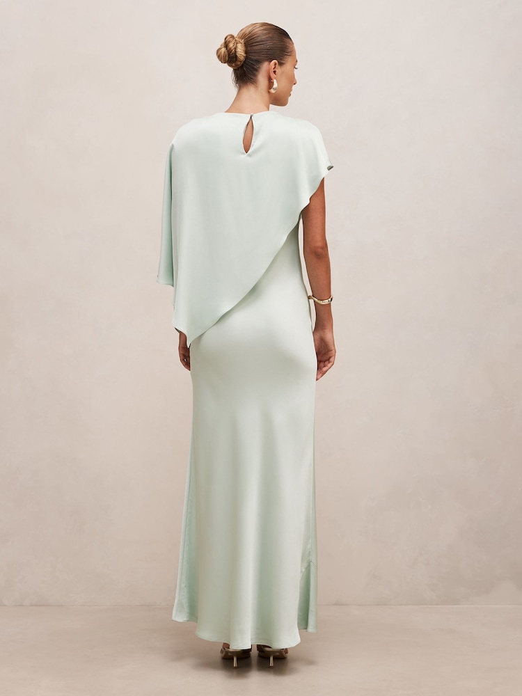 Forever New Blue Zinnia Cape Maxi Dress - Image 2 of 4