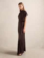 Forever New Kody Satin Lace Asymmetric Dress - Bild 4 von 4