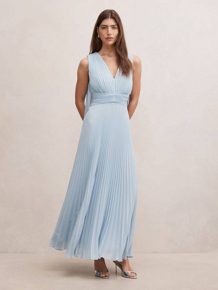 Forever New Leia Pleated Cape Maxi Dress - Bild 4 von 4