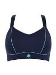 Pour Moi Navy Blue Energy Empower U/W Lightly Padded Convertible Sports Bra - Image 4 of 5