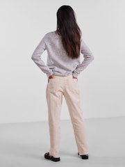 PIECES Grey Cosy Long Sleeve Jumper - Image 3 of 4