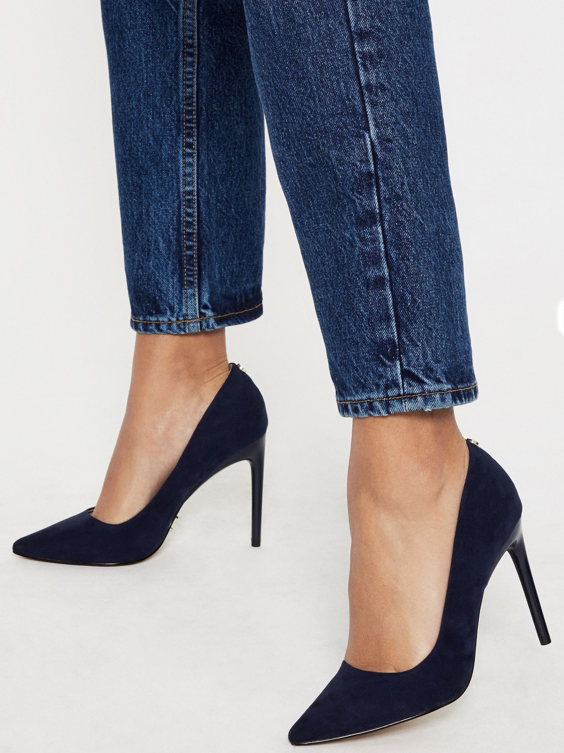 Buy Lipsy Navy Blue Wide FIt Comfort High Heel Court Shoes from Next Luxembourg
