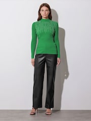 Star by Julien MacDonald Green Diamante Detail Jumper - Image 5 of 6