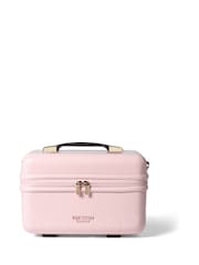 Ted Baker Pink Icon Croc Vanity Case - Image 1 of 5