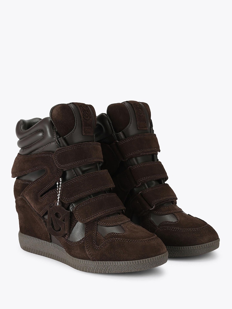 Steve Madden Brown Mavis Suede Trainers - Image 4 of 4