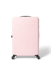 Ted Baker Pink Icon Case Croc Large Suitcase - Image 1 of 8