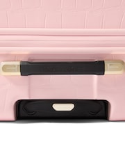 Ted Baker Pink Icon Case Croc Large Suitcase - Image 7 of 8