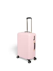Ted Baker Pink Icon Case Croc Medium Suitcase - Image 2 of 8