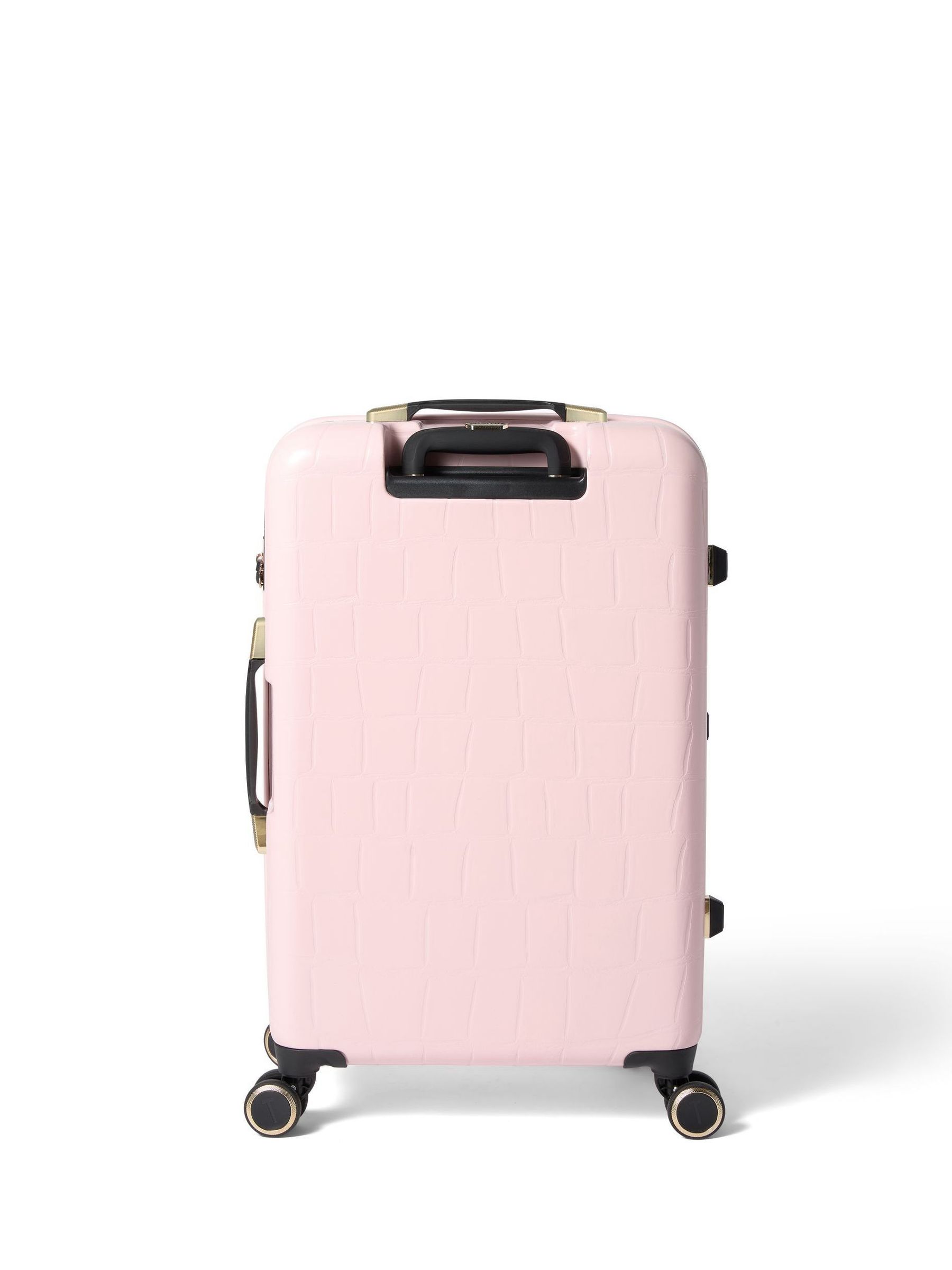 Buy Ted Baker Pink Icon Case Croc Medium Suitcase from Next USA