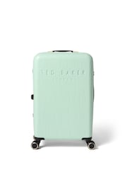 Ted Baker Mint Green Icon Case Croc Medium Suitcase - Image 1 of 8
