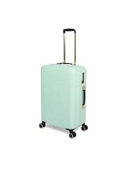 Ted Baker Mint Green Icon Case Croc Medium Suitcase - Image 2 of 8