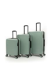 Ted Baker Green Avalon Offer Suitcase Set 3 Piece - Image 1 of 12