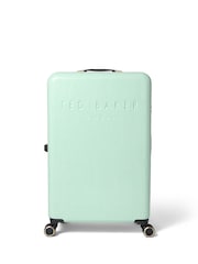 Ted Baker Mint Green Icon Case Croc Large Suitcase - Image 1 of 8