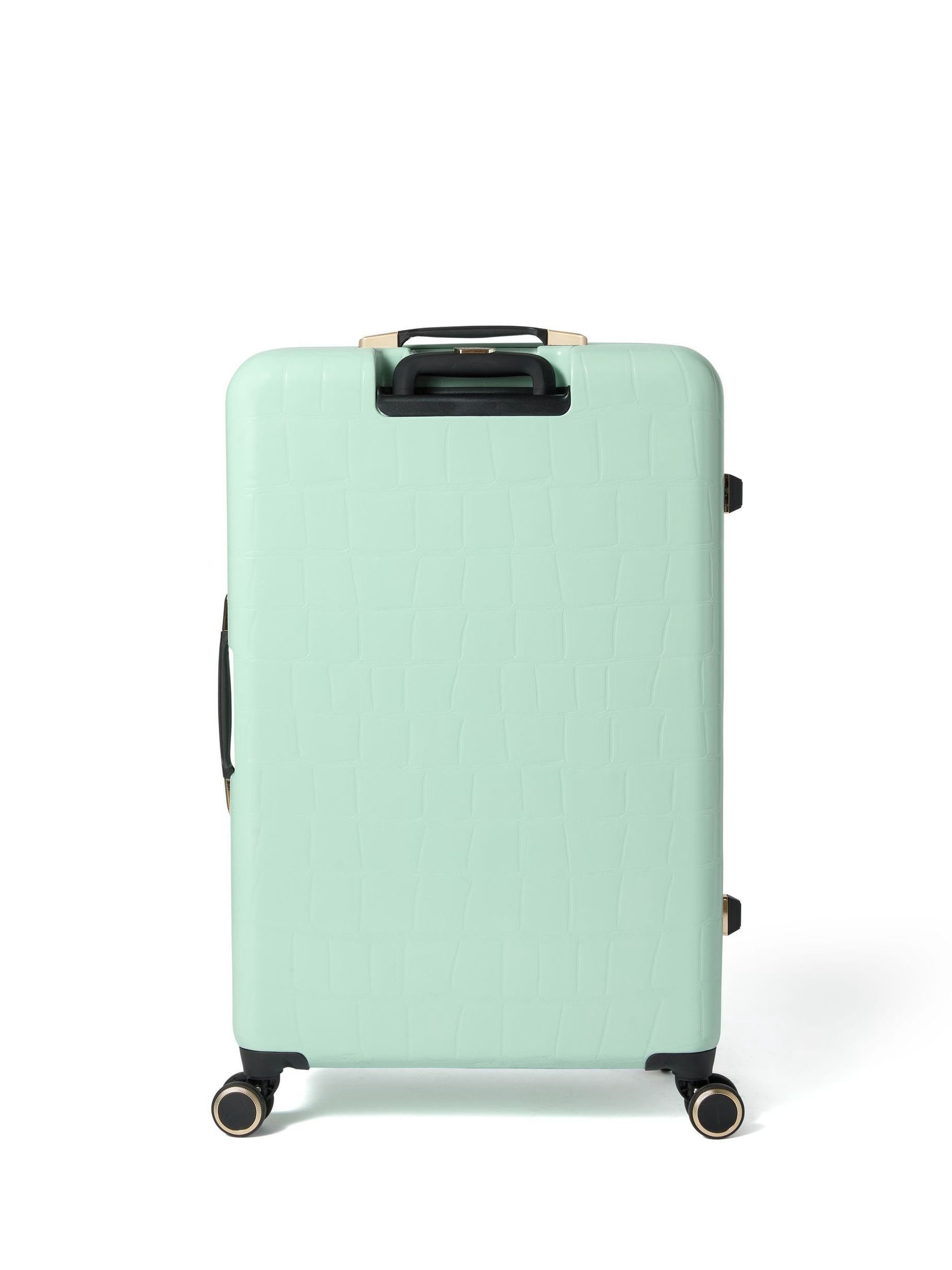 Buy Ted Baker Mint Green Icon Case Croc Large Suitcase from Next USA