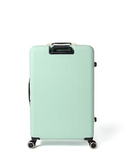Ted Baker Mint Green Icon Case Croc Large Suitcase - Image 3 of 8
