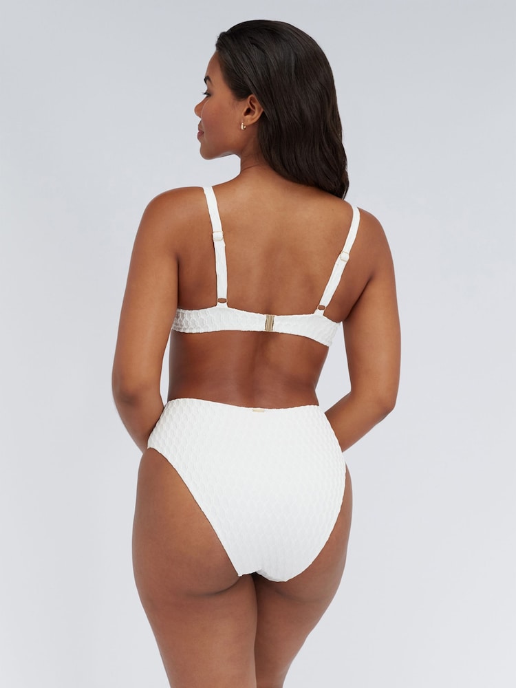 Boux Avenue White High Waist Riad Bikini Bottoms - Image 2 of 5 Boux Avenue White High Waist Riad Bikini Bottoms - Image 2 of 5