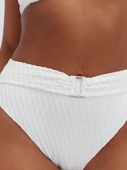 Boux Avenue White High Waist Riad Bikini Bottoms - Image 4 of 5